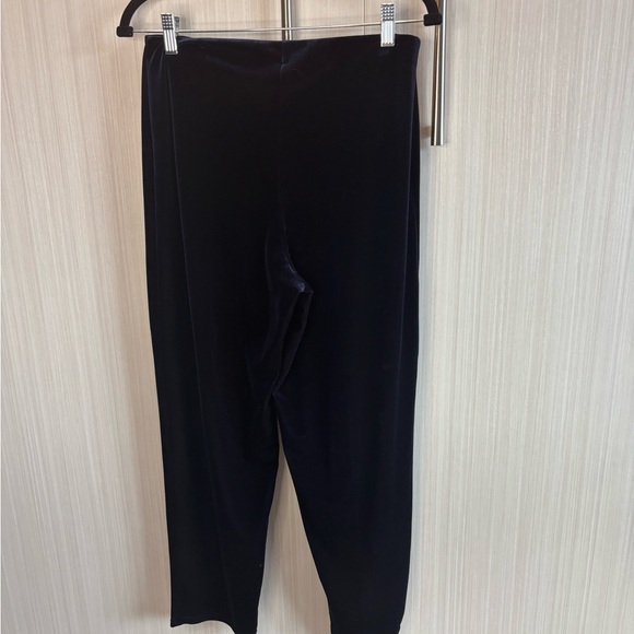 Cleo Vintage Navy Velvet Loungewear‎ 2 Piece Ensemble Petite Size S - Picture 4 of 13